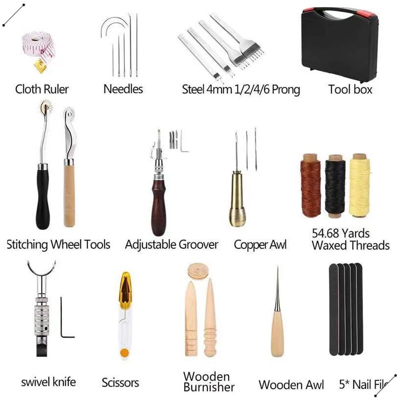 Leatherwork Jewelry - Leather Working Tools And Supplies With