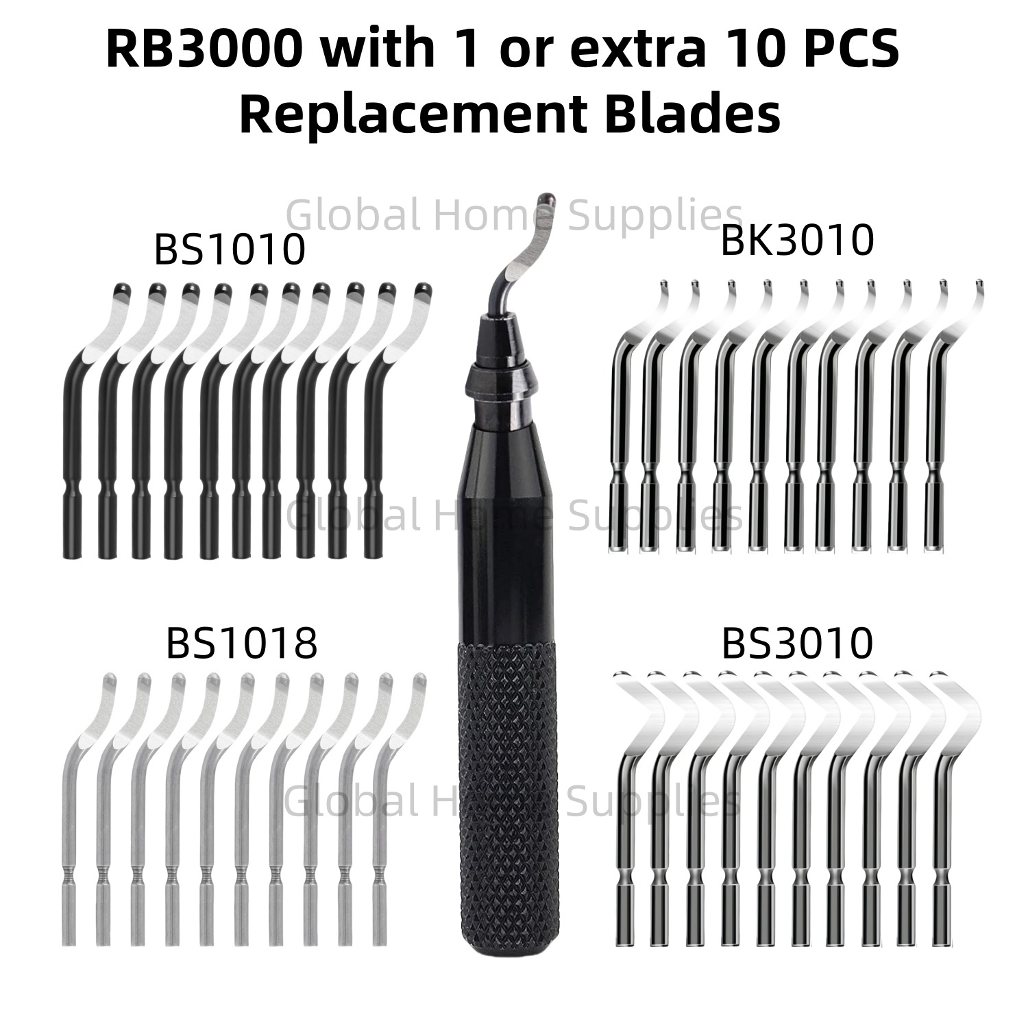 Swivel Knife Tool - Deburring Tool RB3000 with 1 or