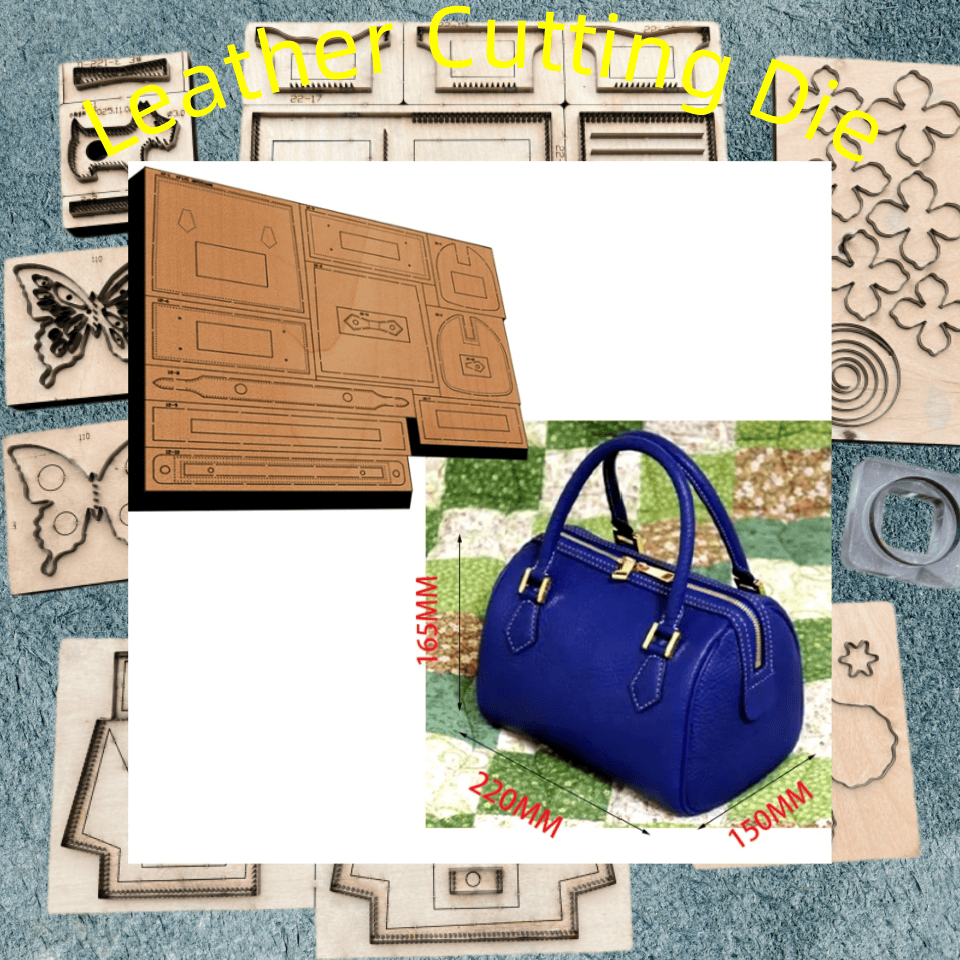 Leatherwork Flowers - Wooden Cutting Die Handbag & Wallet