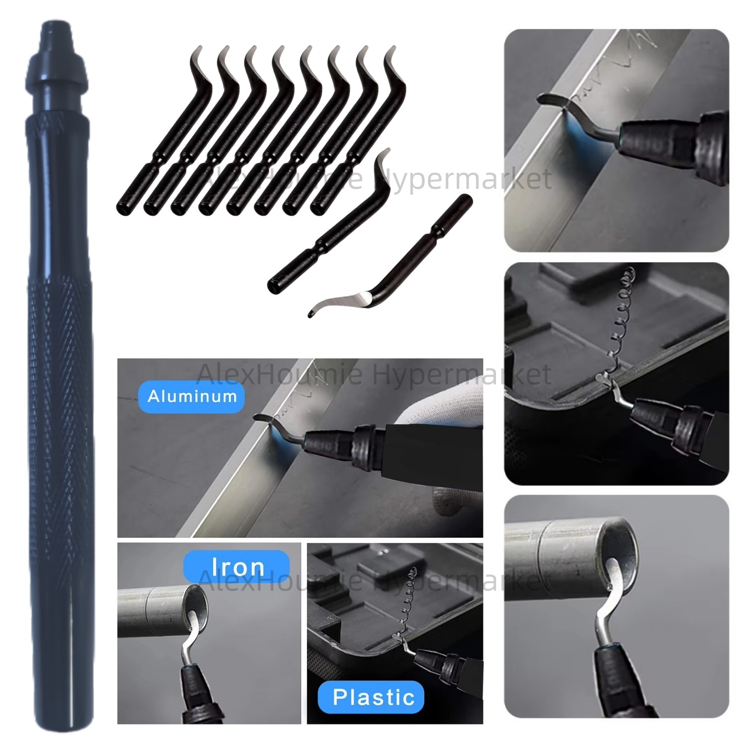 Swivel Knife Tool - RB1288 Deburring Tool Kits with BS1010