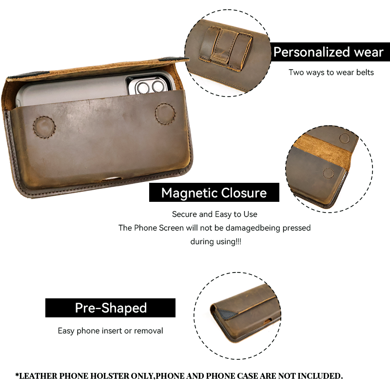 Genuine Leather Waist Bag for  - огляд і ціна Leatherwork Belt