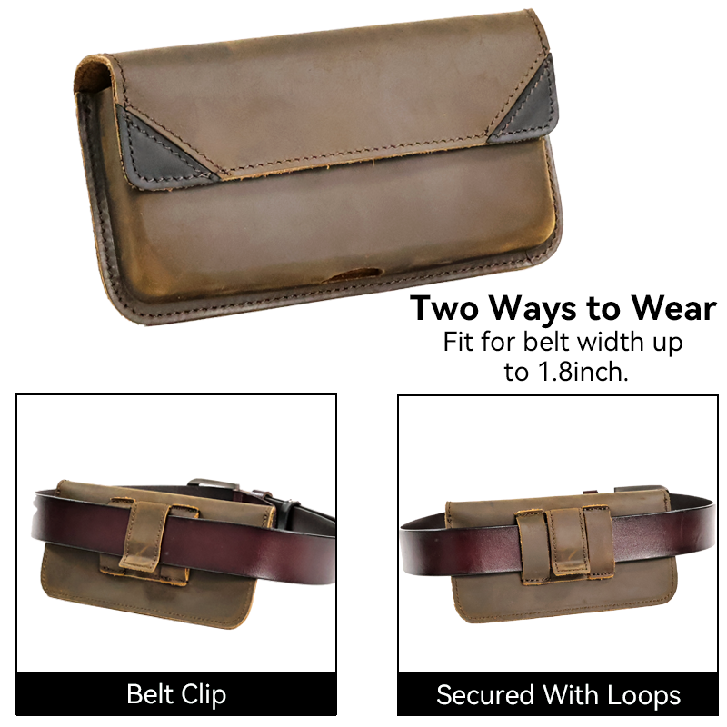 Genuine Leather Waist Bag for  - огляд і ціна Leatherwork Belt