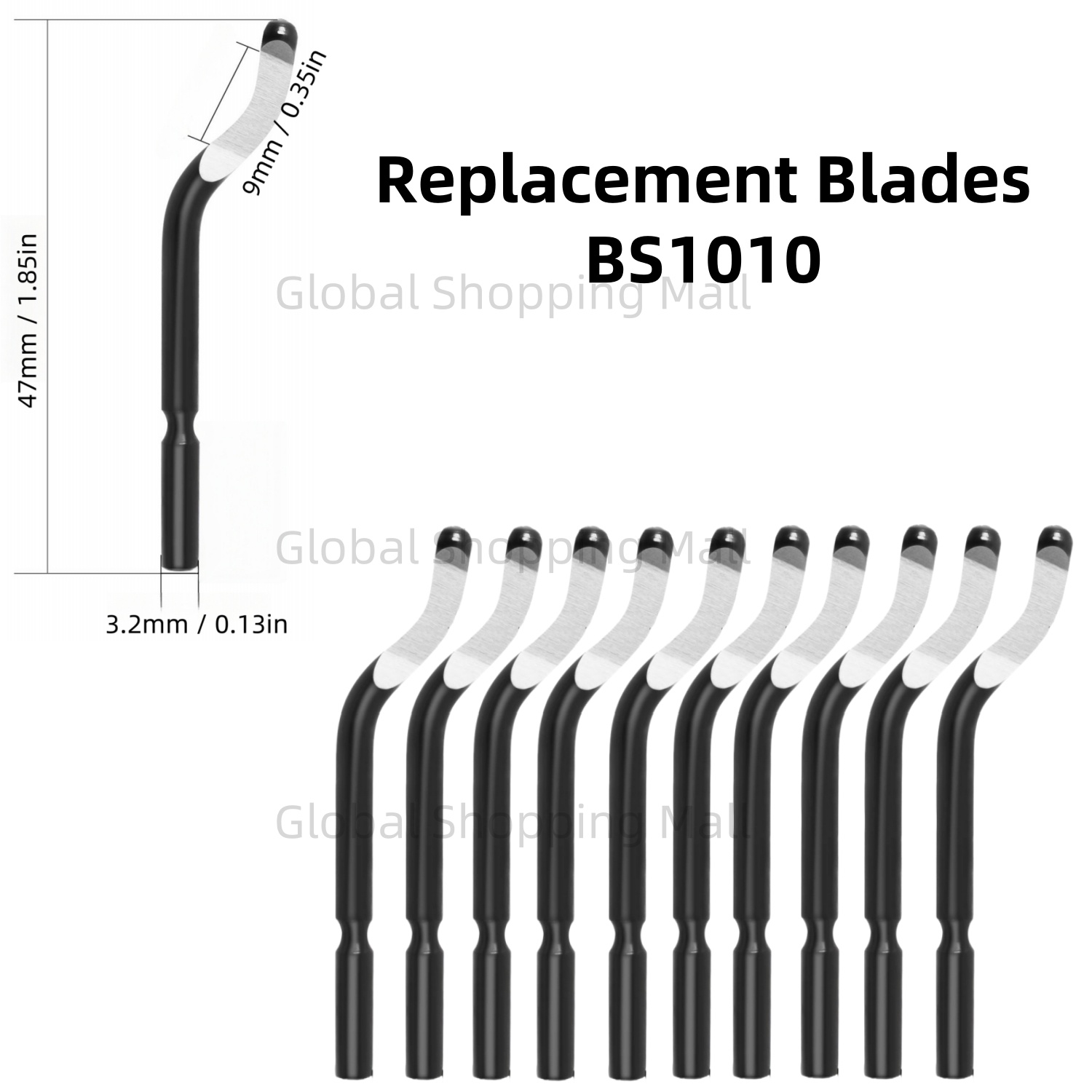 10PCS Deburring Blades BS1010  - огляд і ціна Swivel Knife Tool