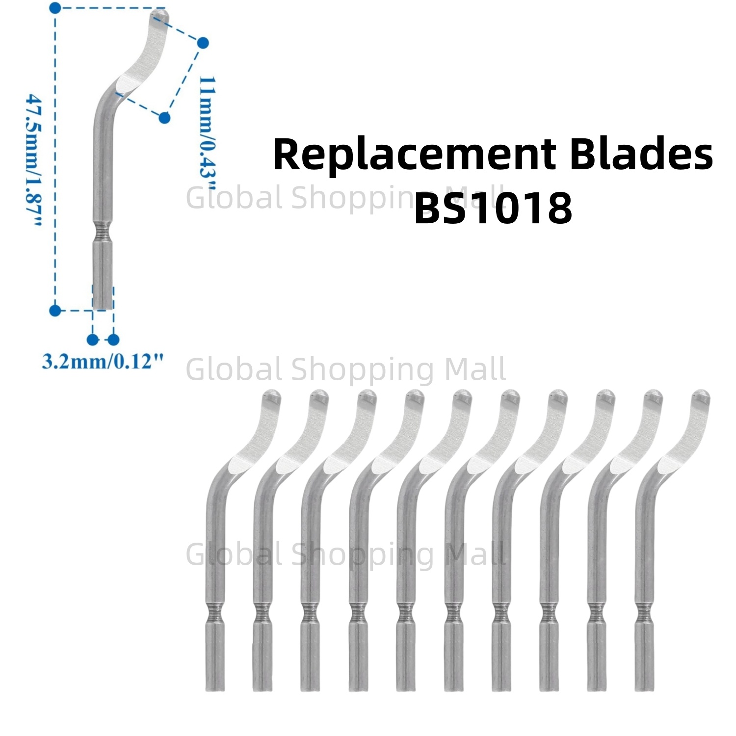 10PCS Deburring Blades BS1010  - огляд і ціна Swivel Knife Tool