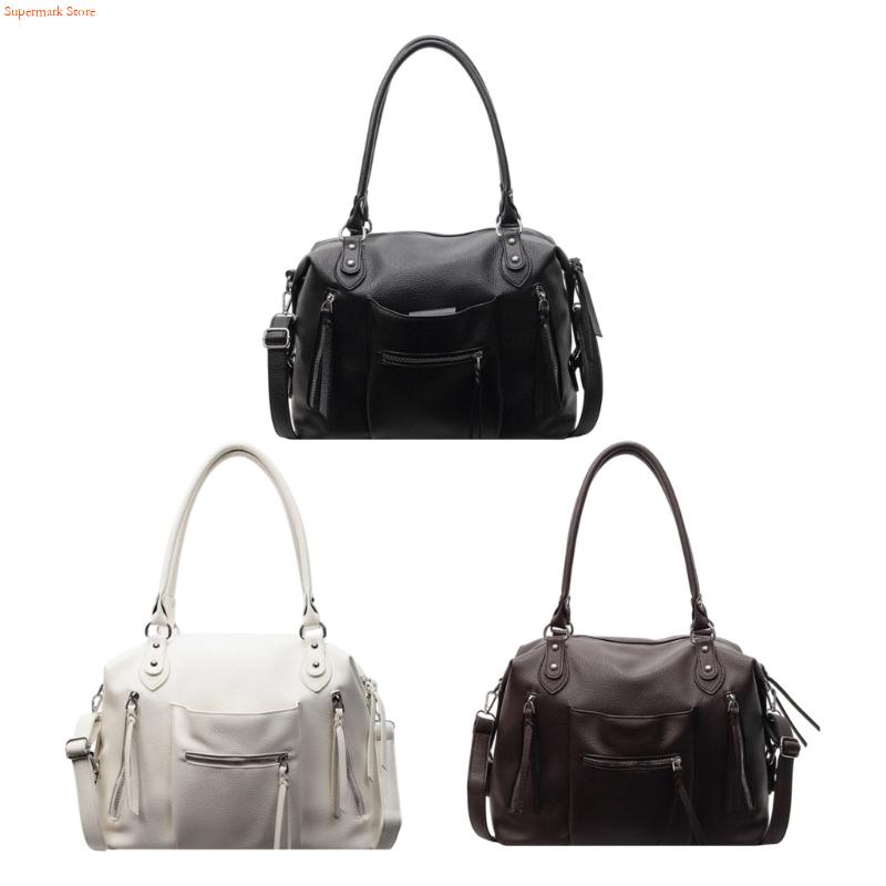 Q5WE Modern PU Leather Handbag - огляд і ціна Leather Work Duffle Bag
