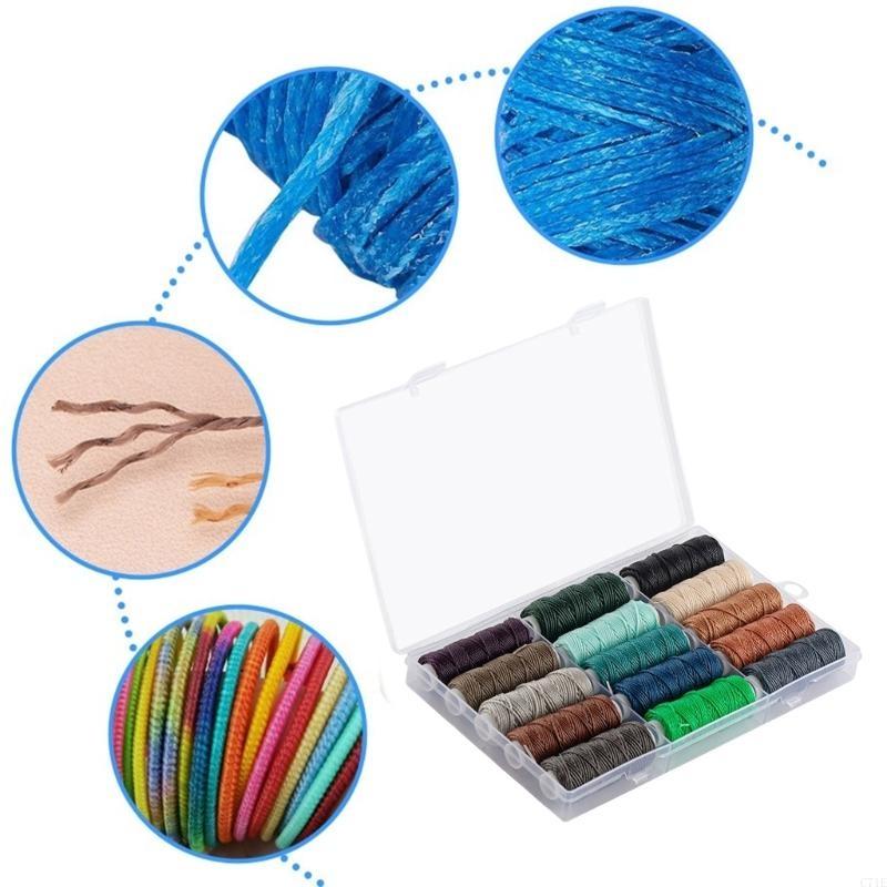  Sewing Rope Polyester Waxed S - огляд і ціна Leatherwork Jewelry