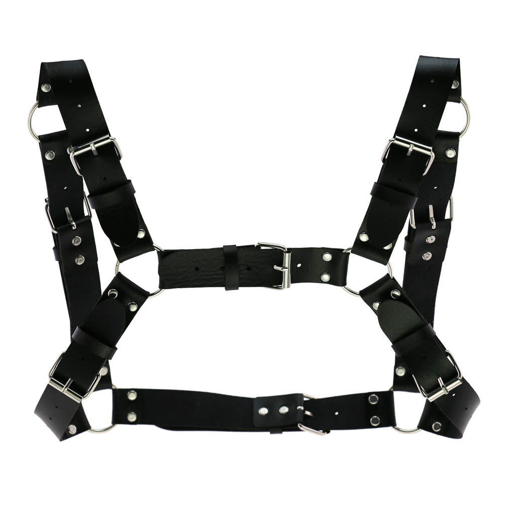 Women Men Sexy Punk Chest Harn - огляд і ціна Leather Work Harness