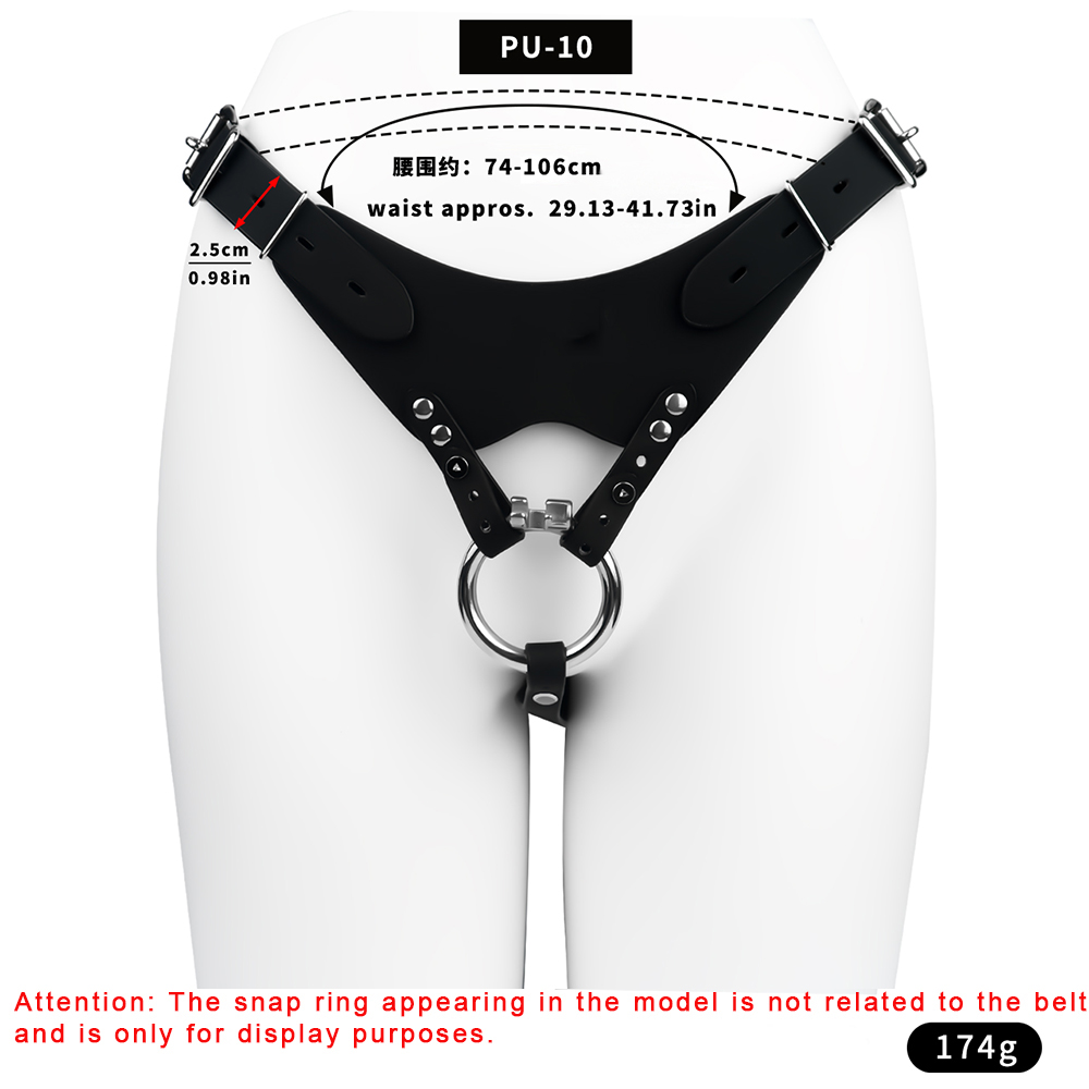 LEZEE Sissy Chastity Belt Harn - огляд і ціна Leatherwork Belt