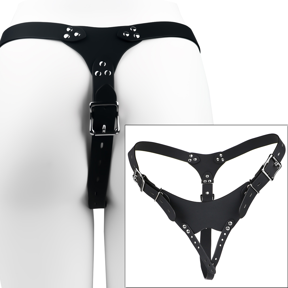 LEZEE Sissy Chastity Belt Harn - огляд і ціна Leatherwork Belt