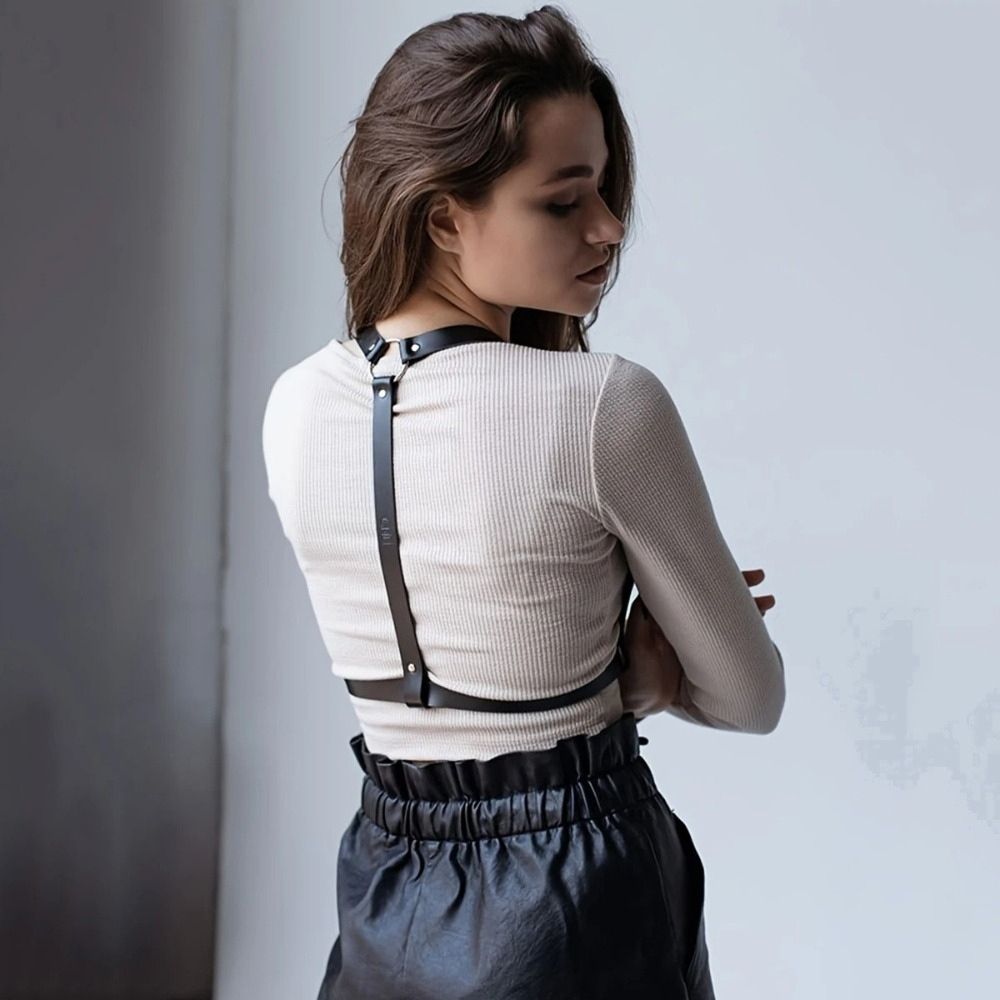 Fashion PU Leather Waist Belt  - огляд і ціна Leather Work Harness