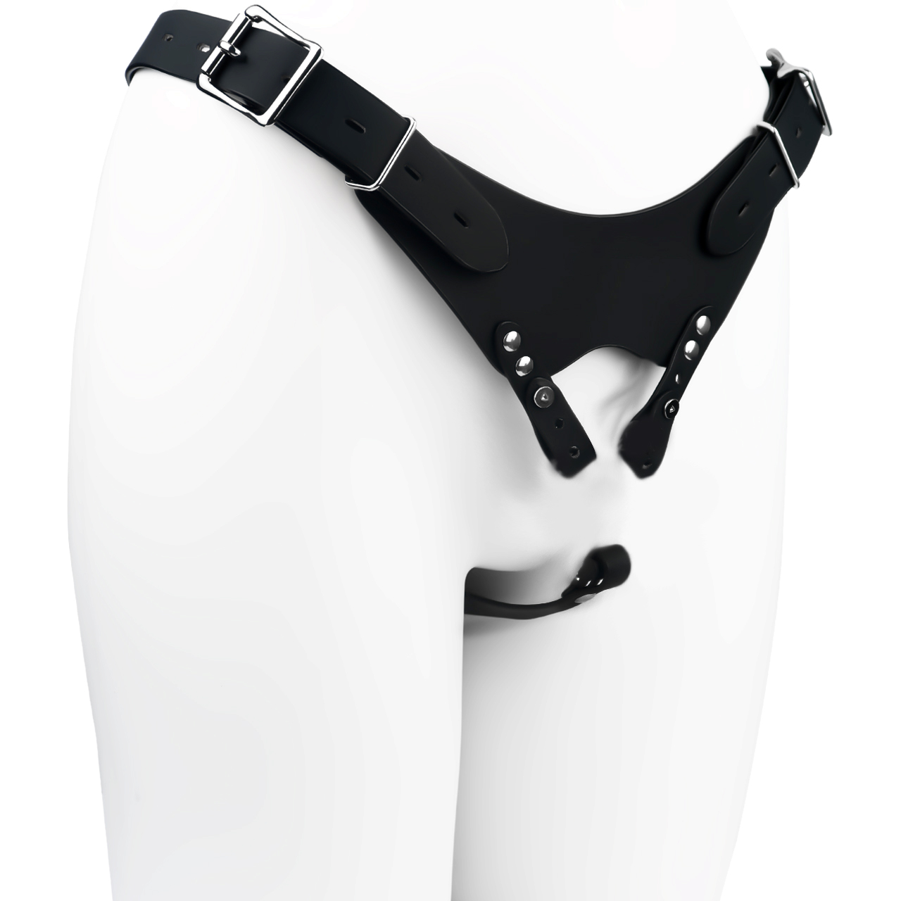 NSFU Black/Red Male Chastity B - огляд і ціна Leatherwork Belt