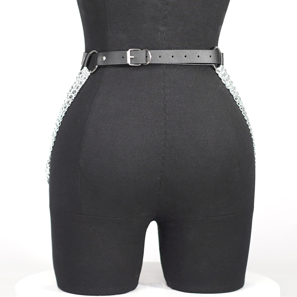 Women Punk Gothic PU Leather W - огляд і ціна Leather Work Harness
