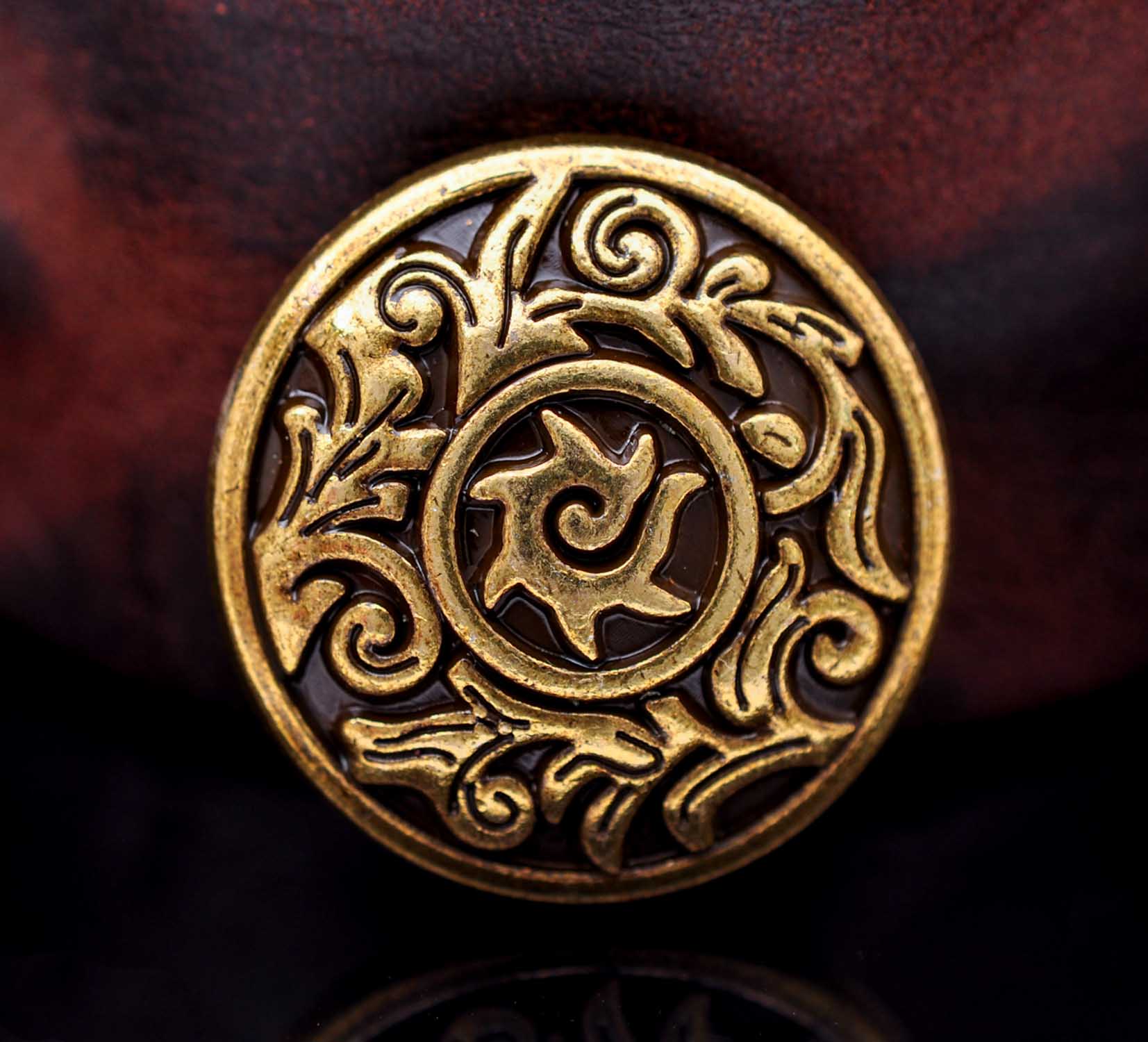 10PC 31*30MM Trabal BRASS SUN  - огляд і ціна Leatherwork Flowers