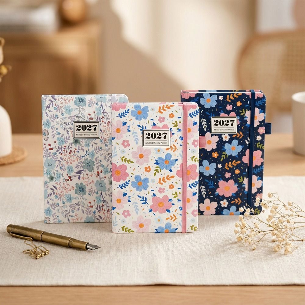 English 2027 Schedule Planner  - огляд і ціна Leatherwork Flowers
