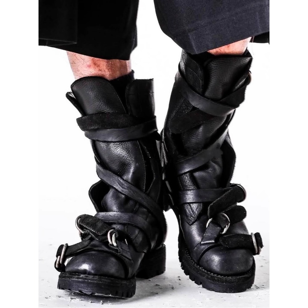 Men's Leather Motorcycle Boots - огляд і ціна Leatherwork Belt