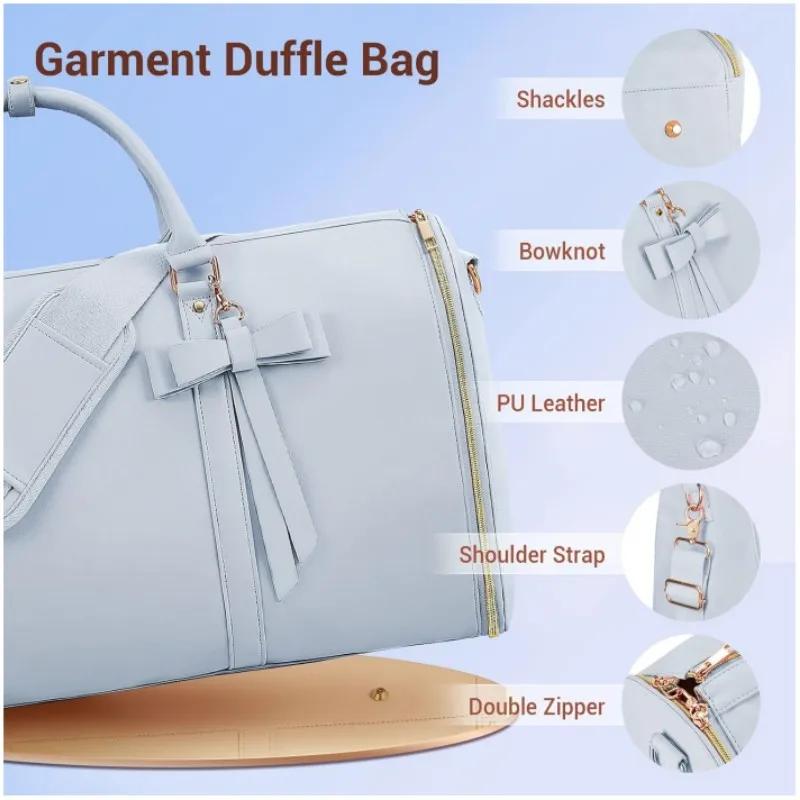 2025 New Women's Waterproof We - огляд і ціна Leather Work Duffle Bag