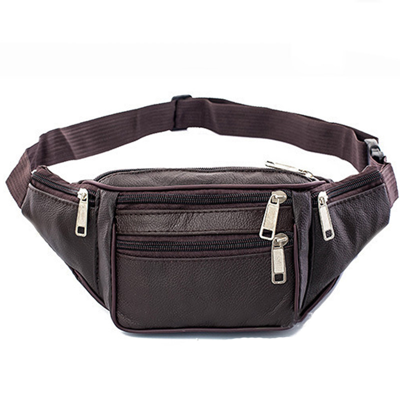 Leather Men Waist Chest Bag Th - огляд і ціна Leatherwork Belt